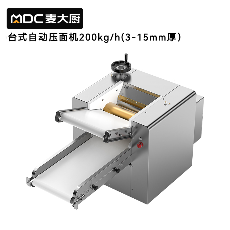 麥大廚1.5kW臺(tái)式自動(dòng)商用壓面條機(jī)200kg/h