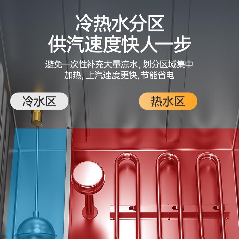 麥大廚商用蒸柜24盤變頻款智能電熱蒸箱蒸飯車全自動(dòng)蒸飯柜