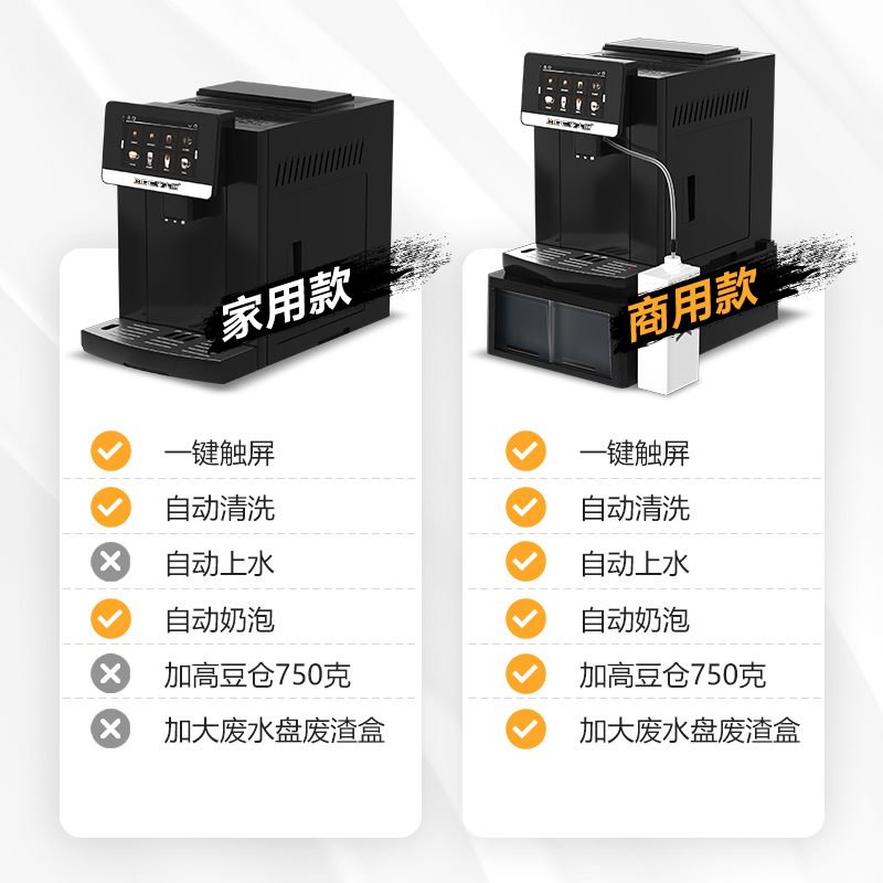 麥大廚B22系列升級款商用含底座1.5kw全自動咖啡機 